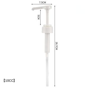 MLADEN Universal 1600ml Sugar Press Bottle 5cc 10cc Milk Tea Syrup Pump Juice Liquid Oil Dispenser Juice Sugar Pump