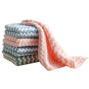 ผ้าเช็ดฝุ่น ผ้าเช็ดทำความสะอาด ผ้าเช็ดโต๊ะ ผ้าเช็ดจาน ผ้าเช็ดทำความสะอาด ในครัว ผ้าเช็ดแก้ว ผ้าเช็ดของใช้ ผ้าเช็ดมือ - หน้ากว้าง 40 cm