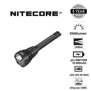 Đèn pin chiếu xa NITECORE MH40 Pro độ sáng 3500 lumen chiếu xa 1300m pin 10000mAh công tắc remote không dây