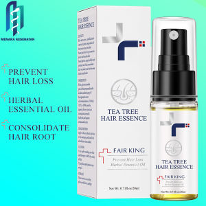 Fair King Tea Tree Hair Essence Prevent Hair Loss Herbal Essential Oil Menumbuhkan rambut dan mengatasi Botak