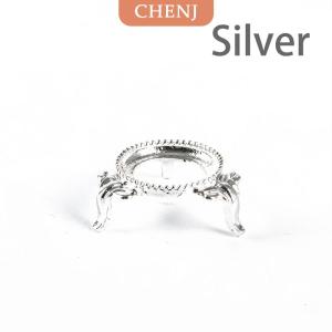 [COD] CHENJ ขาตั้งจอแสดงผลโลหะ/ผู้ถือสำหรับลูกแก้ว/ทรงกลม/ไข่/หิน/แร่ธาตุ