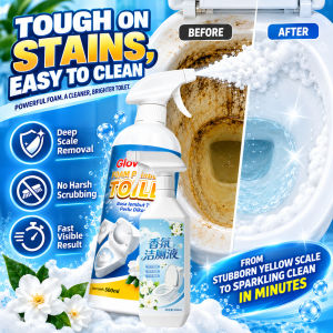 No-Scrub Decontamination Toilet Foam Cleaner