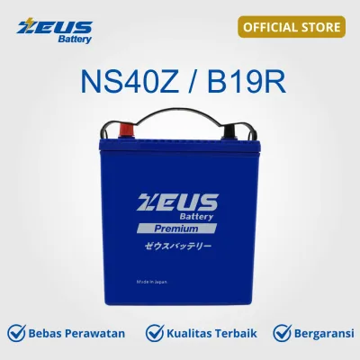 Aki Kering NS40Z Zeus (Aki AvanzaXeniaLuxioGrandmaxCarryTaruna)