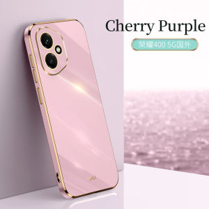 Trường hợp đối với Honor 400 Pro 400 Lite honor400 Pro 5g toàn cầu vỏ điện thoại Ốp chất liệu TPU mềm 6D mạ điện bóng chống sốc máy ảnh bảo vệ Ốp lưng cho Honor 400pro