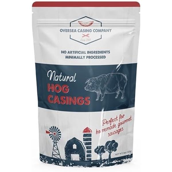 Oversea Casing Natural Hog Casings for Sausage 8 oz (227 g) (1 Count