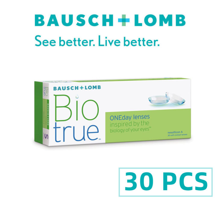 Bausch&Lomb Biotrue Daily “30Pcs” 1 Day Disposable Contact Lenses | Lazada