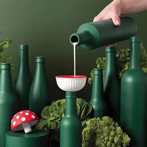 Phễu bếp hình nấm mini - Lý tưởng cho việc rót dầu và chất lỏng sử dụng tại nhà