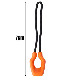 4PCS EDC Multifunctional Luminous Zipper Pulls Cord Rope Backpack Replacement Zipper Head Anti-Lost Tent Lock Zipper Tail Safety Buckle Suitable for Outdoor Camping Hiking