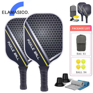 【24 Hour Shipping】New 3H Pickleball Paddle Kevlar/Titanium/T700 Carbon Fiber/Fiberglass Surface Thermoformed Pickleball Kids Pickleball Paddle Set Woman Racket Tennis