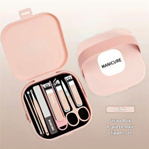 Local salesJOYNEST 8Pcs Nail Cutter Manicure Set Nail Clippers Pengilat Set Scissors Kit Pengetip Kuku Nail scissors