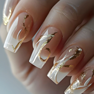 Báo Chí trên móng tay móng giả dính keo trên móng tay giả móng tay móng Tay Acrylic móng tay giả nhân tạo cho thiết kế móng nghệ thuật Tự làm