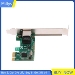 Millys 1 Bộ RJ-45 card mạng Gigabit Ethernet PCI Express PCI-E 10 100 1000Mbps Bộ chuyển đổi Lan Bộ điều khiển Mạng