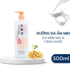 NƯỚC HOA HỒNG DƯỠNG ẨM DA SOYMILK KUMANO (CHAI 500ML)