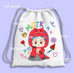 Tas Serut Kanvas KPOP Dream Dino Big/ Totebag Kanvas