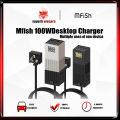 Mfish 100W Nhanh Chóng Sạc tàu điện Sạc Trung Tâm Siêu Pd di động nhanh Phí Gali Nitride Cắm Nhiều Cổng Sạc. 