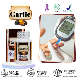 Obat Diabetes Penurun Gula Darah Tinggi Luka Diabetes Kering dan Basah Kencing Manis Kerusakan Sel Pankreas Dengan Black Garlic