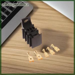 zhangxiuhua 5 Sets Lot DIY Accessories Car Relay Connector Socket Without Wire With Terminal Modified Nylon Flame Retardant
