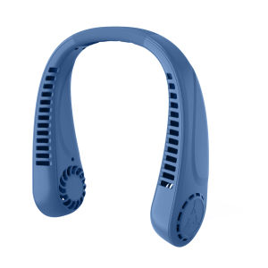 SG【READY STOCK】Hanging Neck Fan 5Speeds Strong Wind USB Rechargeable Bladeless Fan 2024NEW Portable Fast Cooling Fan