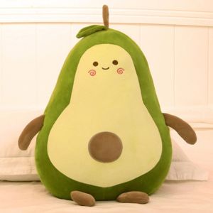 30/65/85CM Large Avocado Plush Pillow Long Huggable Doll Cute Soft Sleep Companion Toy Gift