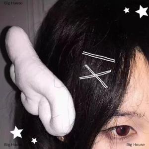 [COD] Big House กิ๊บติดผมน่ารัก Y2K น่ารักน่ารักมีปีกนางฟ้าแสนหวานกิ๊บติดผมด้านข้างอุปกรณ์เสริมสำหรับผมเด็กผู้หญิง