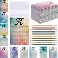 Frienda 50 Sets Pi Day Pencil Gifts Bulk 50Notepad and 50 Pencils International Math Day Party Favors Supplies for Math Lovers Students Teachers Classroom Awards (Bright Colors). 