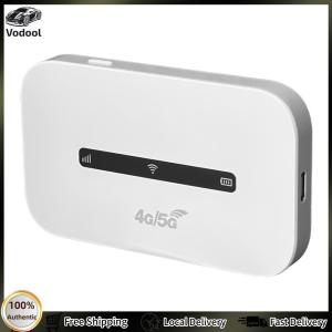 [Auto Vodool][Auto Vodool] 4G LTE Mobile WiFi rout-er Support 8 To 10 Users 150Mbps Wireless Internet rout-er with SIM Card Slot Pocket Mobile Hotspot for Home Office Car Travel