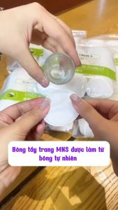(Combo 2 gói) Bông tẩy trang MNS tròn 180 miếng cao cấp mềm mịn an toàn cho mọi loại da. AILEE