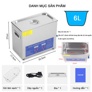 Máy rửa trang sức siêu âmMáy làm sạch bằng sóng siêu âm 30LVệ sinh cốc thí nghiệm vệ sinh thiết bị y tếrửa trái câyRửa hải sản