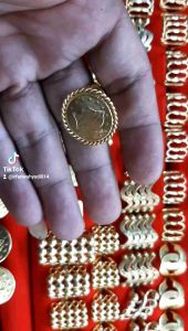 Cincin Suku Lilit 1 Perhiasan Tempahan Lapis Emas 24k