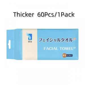 Japan ITO Removable Wet and Dry Dual-Use Cleaning Towel EF Texture Soft Face Towel 60 Pieces