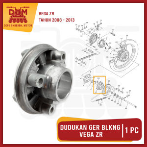 Dudukan Ger Belakang VEGA ZR (TOKAIDO)- Pangkon Bracket Breket Nap Naf Gear Gir Belakang Rear Yamaha