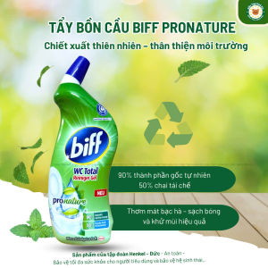 [HÀNG ĐỨC CHÍNH HÃNG] Tẩy bồn cầu & nhà tắm BIFF – Sạch bóng – Diệt khuẩn – Thơm mát