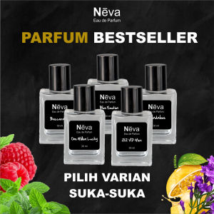 Neva Parfum Pria Wanita Best Seller Tahan Lama Aroma Lembut Parfume Minyak Wangi Cewek Cowok Murah Original