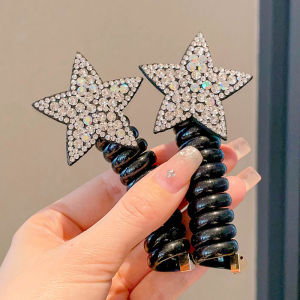 【PINK EMPRESS】สร้อยผมติดคริสตัลดาว Fairy Kids สำหรับผมหยิกและทรงหางม้า