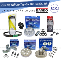 Trọn Bộ Full Cả Bộ Nồi Xe Tay Ga AB110 Đời 2010 - 2011 - 2012 FCC Công Nghệ Japan Phụ Kiện Kèm Theo Đầy Đủ. 