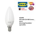 LEDARE LED bulb E14 400 lumen, warm dimming/chandelier opal white Lampu LED Bulb. 
