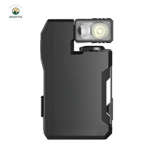 LovSpor❤ Flat Pocket Flashlight 400 Lumens EDC Flashlight with RGB Light Mini Flashlight 180  Rotating Head for Outdoor Home Emergencies