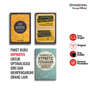 [PAKET BUKU] Self Hipnotis + Les Privat Hipnotis + Miracle Of Hypnotic Persuation