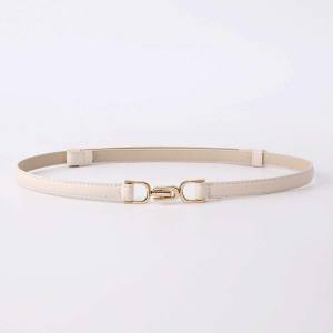 BECORATE Womens Elastic Thin Belt Adjustable Leather Waistband for Sweater Coat Dress Pants High-Quality Soft Durable Stylish Zinc Alloy Buckle Classic Colors Perfect Gift
