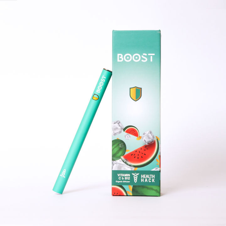 Boost By HealthHack ( Vitamin C Vitamin B-12 Immunity Booster Multivitamin  Stress Reliever Personal Diffuser ) Watermelon Flavored Multivitamin  Multi-Pack Health Supplement - Lazada | Lazada PH