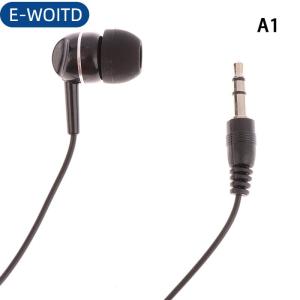 E-WOITD 1PC tai nghe 3.5mm cắm duy nhất bên tai nghe Tai nghe Tai nghe kênh kép cho Máy Tính Xách Tay PC Tai nghe