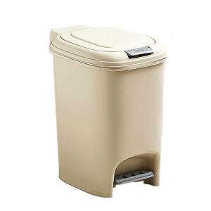 8L 10L 15L แป้นเหยียบเปิดใช้งานถังขยะเปิดสองชั้นสำหรับการแยกถังขยะแบบเป็นระเบียบในทุกห้อง