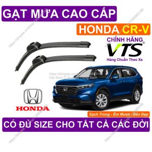 Gạt Mưa Êm Mượt Kính Lái Honda CR-V Cặp Gạt Mưa Kính Lái Honda CR-V. Có Đủ Size Cho Các Đời X.e Honda CR-V.