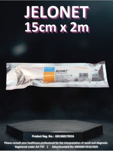 Jelonet 15cm x 2m Roll 7415 Smith & Nephew Wound Dressing Paraffin Gauze 2 meter