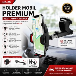 Holder Mobil Dashboard Tempel HD-09 360 Rotate Phone Holder Car Mount Smartphone Holder