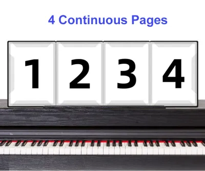 4/8 Pages Expandable Sheet Music Folder Music Storage Holder A4 Size 8/16 Pockets Black Music File Folder Organizer