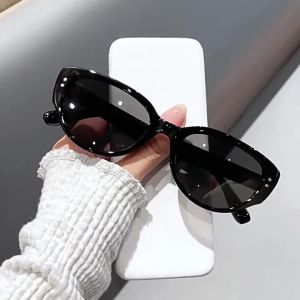 Kacamata hitam Cateye Kacamata cewek cowok anti UV400 sunglasses anti ultraviolet fashion modis A045