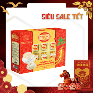 (Hộp quà Tết) Hộp 6 lọ Yến sào winsNest Tổ yến chưng sẵn nhân sâm không đường