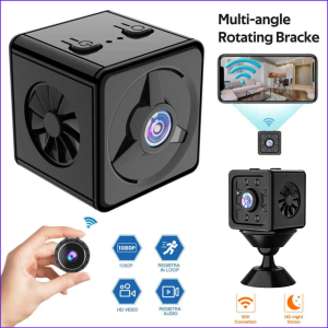 COD ZUIDID Mini WiFi IP Camera CCTV IR Sensor HD - K14 / Kamera Cctv Mini Full HD / Kamera Cctv Mini Koneksi Hp Wifi / Kamera Cctv Mini Jarak Jauh / Kamera Cctv Mode Malam Sensor Gerak / Kamera Cctv Mini Baterai Cas Isi Ulang / Kamera Cctv Mobil Motor