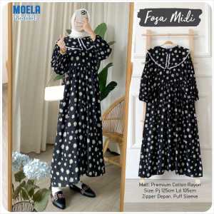 MIDI DRESS FOSA LD 105 BY ORIGINAL MOELA BERLABEL